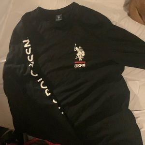 Polo long sleeve tee shirt Large